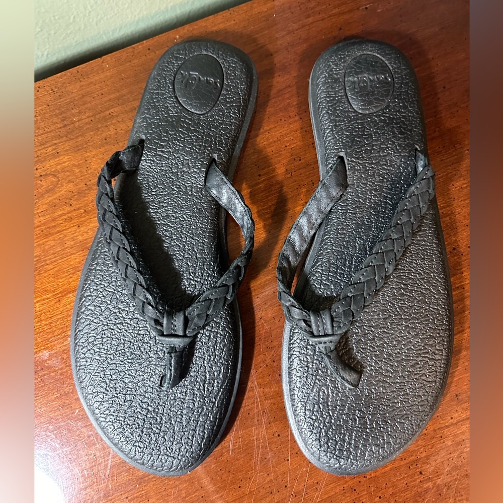 Sanuk flip-flops